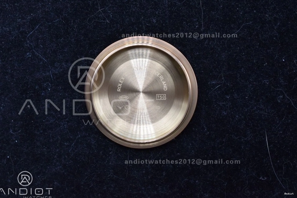 RG DayDate Crystal Bracelet 904L 40 706 Practical Steel President GMF A Meteorite On Markers Dial 0705